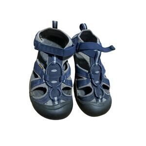 KEEN Kids Hiking Outdoor Water Sandals Newport H2 Blue Kid's Size 2 Washable